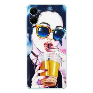 Чохол з картинкою Модні Дівчата Samsung Galaxy A07 (Дівчина з коктейлем)
