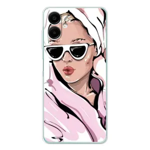 Чохол з картинкою Модні Дівчата Samsung Galaxy A07 (Дівчина в халаті)