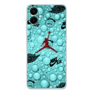 Силиконовый Чехол Nike Air Jordan на Галакси А07 (Джордан Найк)