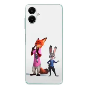 Силиконовый чехол с принтом Зоотрополіс для Samsung Galaxy A07 (Джуди и Ник)