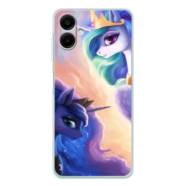 Чехол с рисунком «Единорожки на тучках» для Samsung Galaxy A07 Чехол с рисунком «Единорожки на тучках» для Samsung Galaxy A07
