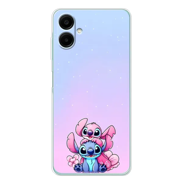 Чехол с рисунком «Энджл и Стич» для Samsung Galaxy A07 Чехол с рисунком «Энджл и Стич» для Samsung Galaxy A07