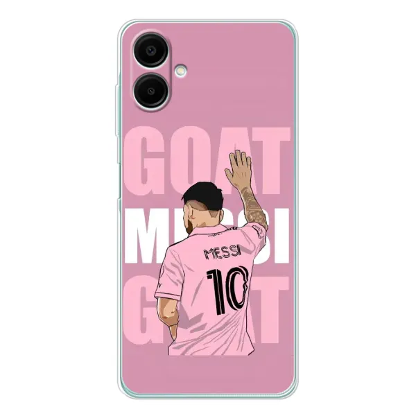 Чехол с рисунком «GOAT MESSI» для Samsung Galaxy A07 Чехол с рисунком «GOAT MESSI» для Samsung Galaxy A07
