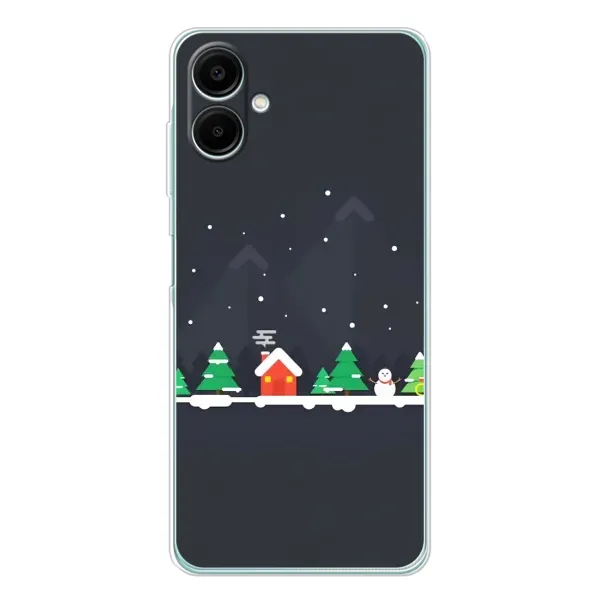 Чехол с рисунком «Город зимний» для Samsung Galaxy A07 Чехол с рисунком «Город зимний» для Samsung Galaxy A07