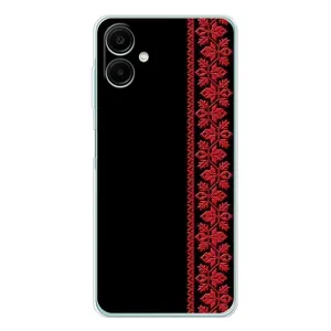 Силіконовый Чохол на Samsung Galaxy A07 (Червона вишиванка)