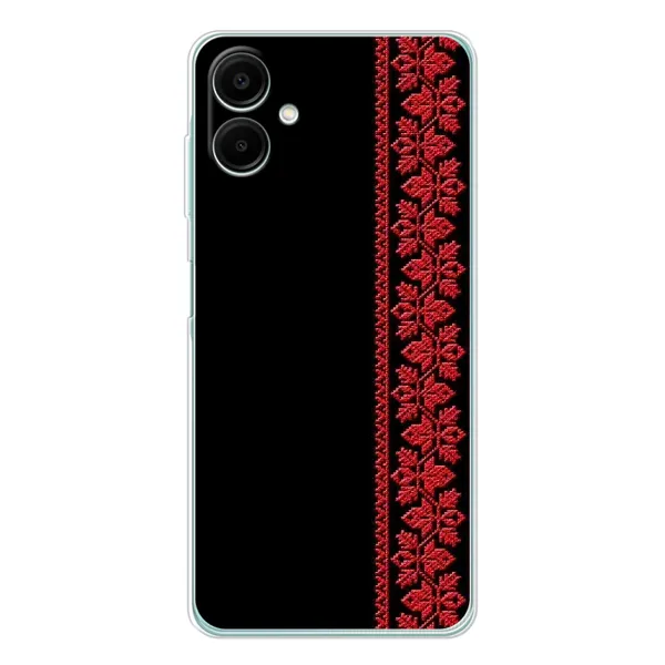 Чехол с рисунком «Красная Вышиванка» для Samsung Galaxy A07 Чехол с рисунком «Красная Вышиванка» для Samsung Galaxy A07