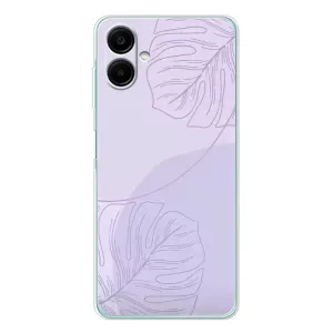 Чохол квітковий дизайн для Samsung Galaxy A07 (Монстера фіолетова)