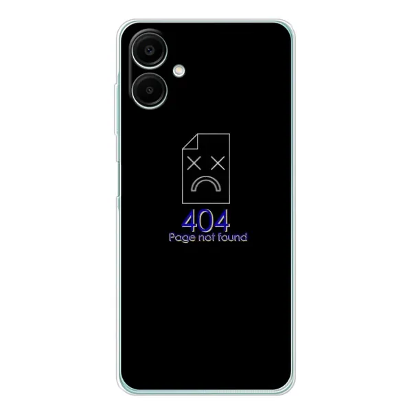 Чехол с рисунком «Ошибка 404» для Samsung Galaxy A07 Чехол с рисунком «Ошибка 404» для Samsung Galaxy A07
