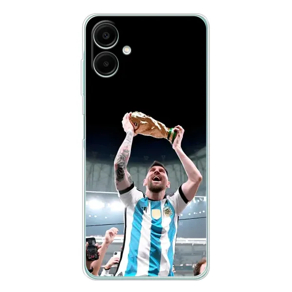 Чехол с рисунком «Счастливый Месси» для Samsung Galaxy A07 Чехол с рисунком «Счастливый Месси» для Samsung Galaxy A07