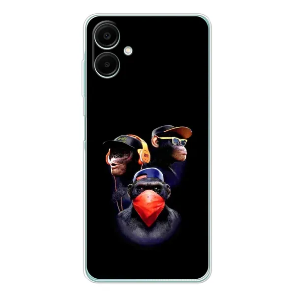 Чехол с рисунком «Три обезьяны» для Samsung Galaxy A07 Чехол с рисунком «Три обезьяны» для Samsung Galaxy A07