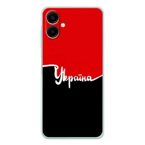 Чехлы УПА (Красно-Чёрный) на Samsung Galaxy A07 (Украина УПА)