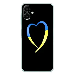 Силіконовий Чохол на Samsung Galaxy A07 (Я-Україна) (Українське серце)