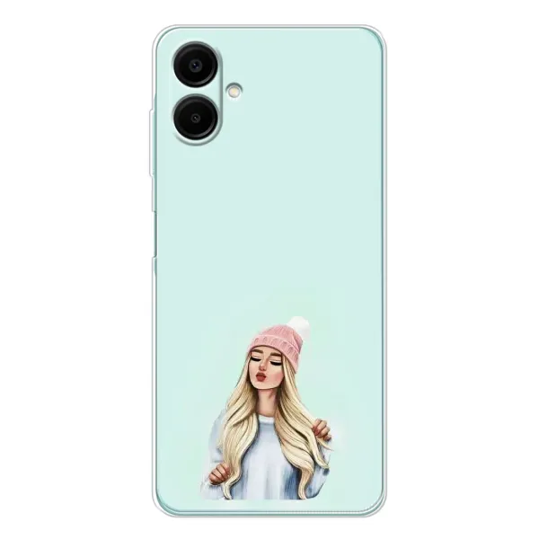 Чехол с рисунком «В шапке» для Samsung Galaxy A07 Чехол с рисунком «В шапке» для Samsung Galaxy A07