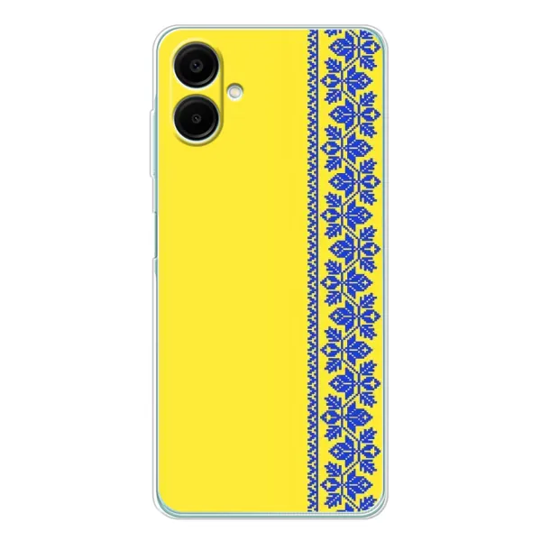 Чехол с рисунком «Вышиванка на желтом» для Samsung Galaxy A07 Чехол с рисунком «Вышиванка на желтом» для Samsung Galaxy A07