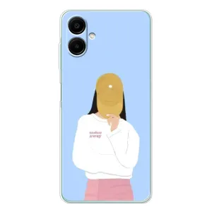 Силіконовый Чохол на Samsung Galaxy A07 з картинкой Модных девушек (Жовта кепка)