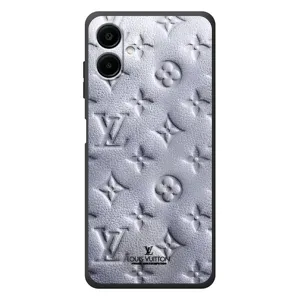 Текстурный Чехол Louis Vuitton для Самсунг Галакси А07с (Белый ЛВ)