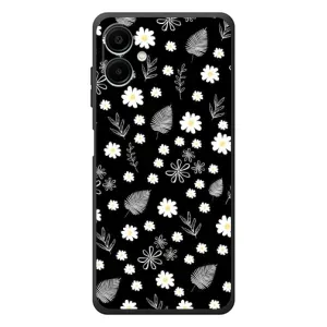 Чохли з тематикою "КВІТИ" на Samsung Galaxy A07s (цвітіння на чорному)