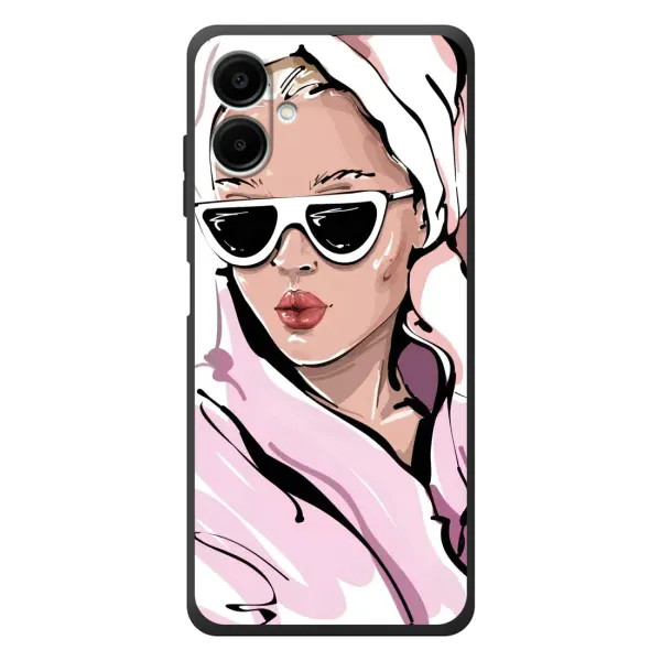 Чехол с рисунком «Девушка в халате» для Samsung Galaxy A07s