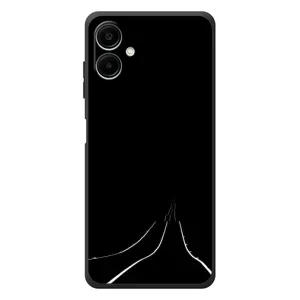 Чехол с картинками на черном фоне для Samsung Galaxy A07s (Дорога)