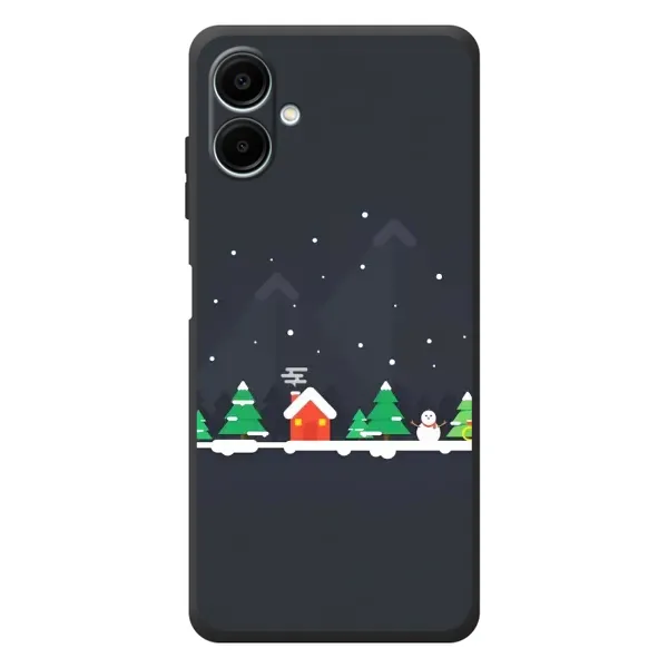 Чехол с рисунком «Город зимний» для Samsung Galaxy A07s