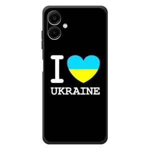 Чехол с Украинской символикой на Самсунг Галакси А07с (I Love Ukraine)