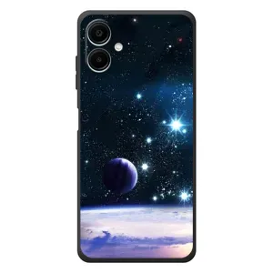 Чехол (ТПУ) с планетами на Samsung Galaxy A07s (Космический вид)