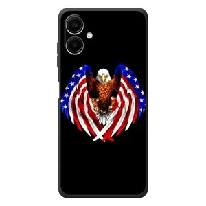 Чохол Прапор USA для Samsung Galaxy A07s (Крила США)
