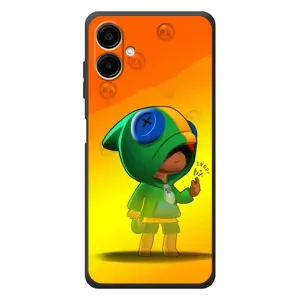 Чехол Бравл Старс для Samsung Galaxy A07s (LEON в кофте)