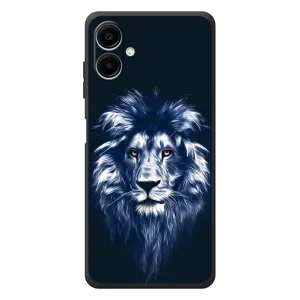 Чехол с картинкой на Samsung Galaxy A07s (Лев - синий)