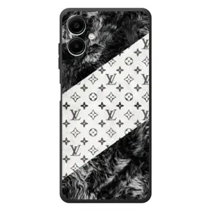 Чехол Стиль Louis Vuitton на Samsung Galaxy A07s (LV на белом)