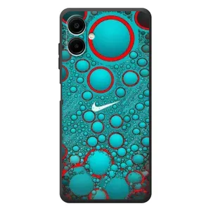 Силиконовый Чехол на Samsung Galaxy A07s с картинкой Nike (Найк зеленый)