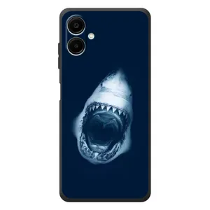 Силиконовый бампер с картинкой животных для Samsung Galaxy A07s (Пасть Акулы)