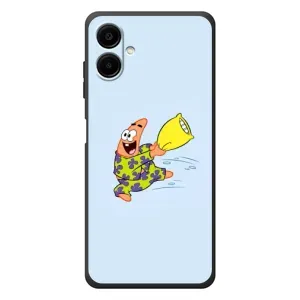 Чехлы с Патриком на Samsung Galaxy A07s (Патрик с подушкой)