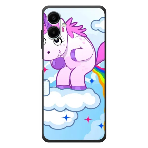 Чехол с рисунком «Радуга единорожка» для Samsung Galaxy A07s Чехол с рисунком «Радуга единорожка» для Samsung Galaxy A07s