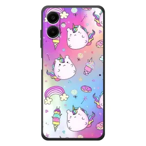 Чехол Unicorn на Samsung Galaxy A07s (Радуга и Единорог)