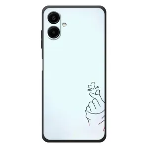 Чехлы (Знак сердечка) на Samsung Galaxy A07s (Сердце на голубом)