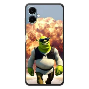 Печатный чехол с принтом Шрек для Samsung Galaxy A07s (Эпичный взрыв Шрек)