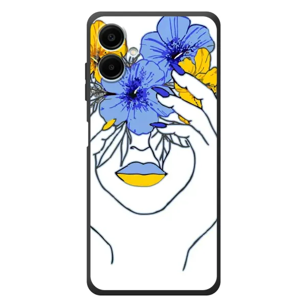Чехол с рисунком «Украинка на всю голову» для Samsung Galaxy A07s Чехол с рисунком «Украинка на всю голову» для Samsung Galaxy A07s