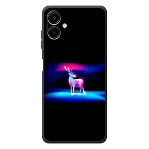 Силиконовый бампер с картинкой животных для Samsung Galaxy A07s (Яркий олень)