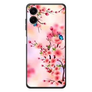 Чохол з картинкою Сакури на Samsung Galaxy A08 (Метелики на сакурі)