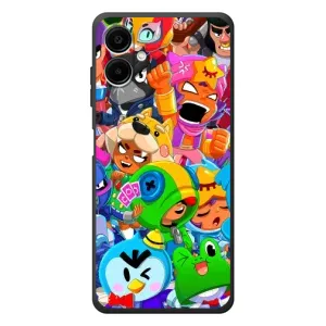 Силиконовый Чехол на Samsung Galaxy A08 с картинкой Brawl Stars (Brawl-Stars)
