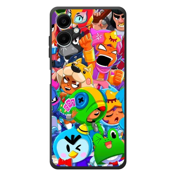 Чехол с рисунком «Brawl-Stars» для Samsung Galaxy A08 Чехол с рисунком «Brawl-Stars» для Samsung Galaxy A08
