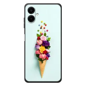 Чохли з тематикою "КВІТИ" на Samsung Galaxy A08 (Квітка-морозиво)