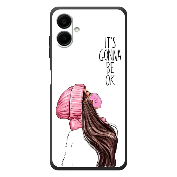 Чехол с рисунком «Девушка в маске» для Samsung Galaxy A08 Чехол с рисунком «Девушка в маске» для Samsung Galaxy A08