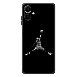 Силиконовый Чехол Nike Air Jordan на Самсунг Галакси А08 (Джордан)