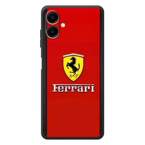 Чехол с рисунком «Ferrari Logo» для Samsung Galaxy A08 Чехол с рисунком «Ferrari Logo» для Samsung Galaxy A08