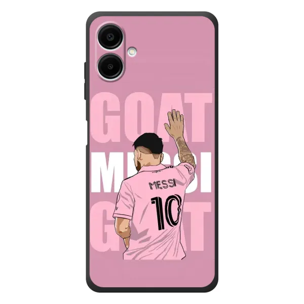 Чехол с рисунком «GOAT MESSI» для Samsung Galaxy A08 Чехол с рисунком «GOAT MESSI» для Samsung Galaxy A08