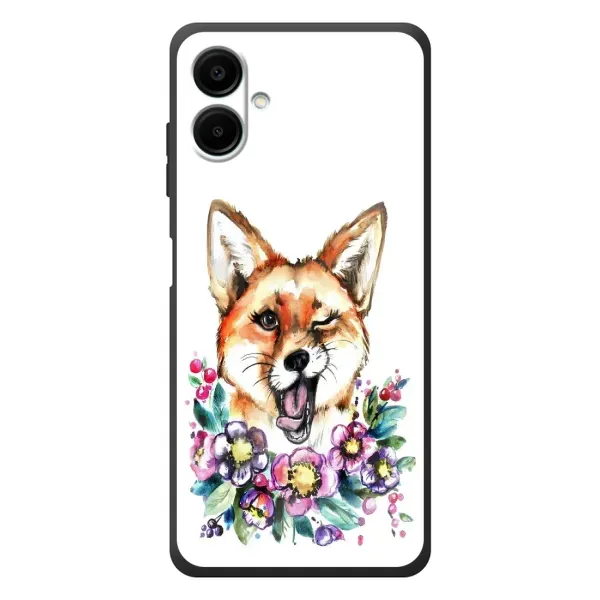 Чехол с рисунком «Хитрая лиса» для Samsung Galaxy A08 Чехол с рисунком «Хитрая лиса» для Samsung Galaxy A08