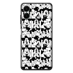 Чехлы с принтом Микки Маус на Samsung Galaxy A08 (Коллаж Микки Маус)