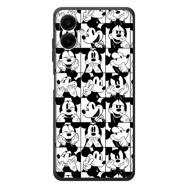 Чехол с рисунком «Коллаж Микки Маус» для Samsung Galaxy A08 Чехол с рисунком «Коллаж Микки Маус» для Samsung Galaxy A08